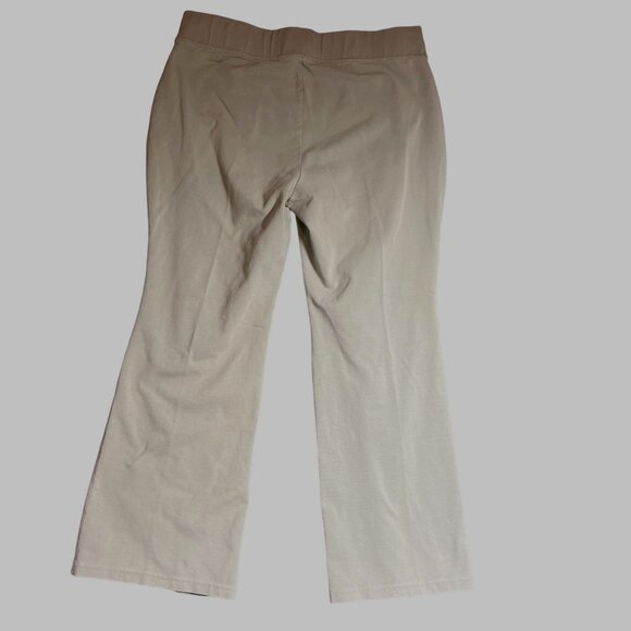 Lands End Wide Leg Pull On Pants Starfish Flare Leg Pant Green Size XL - Picture 6 of 10